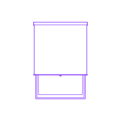 Buildings Window Blinds Roller Concealed Rod Craft Design Svg File, Free Vectors File